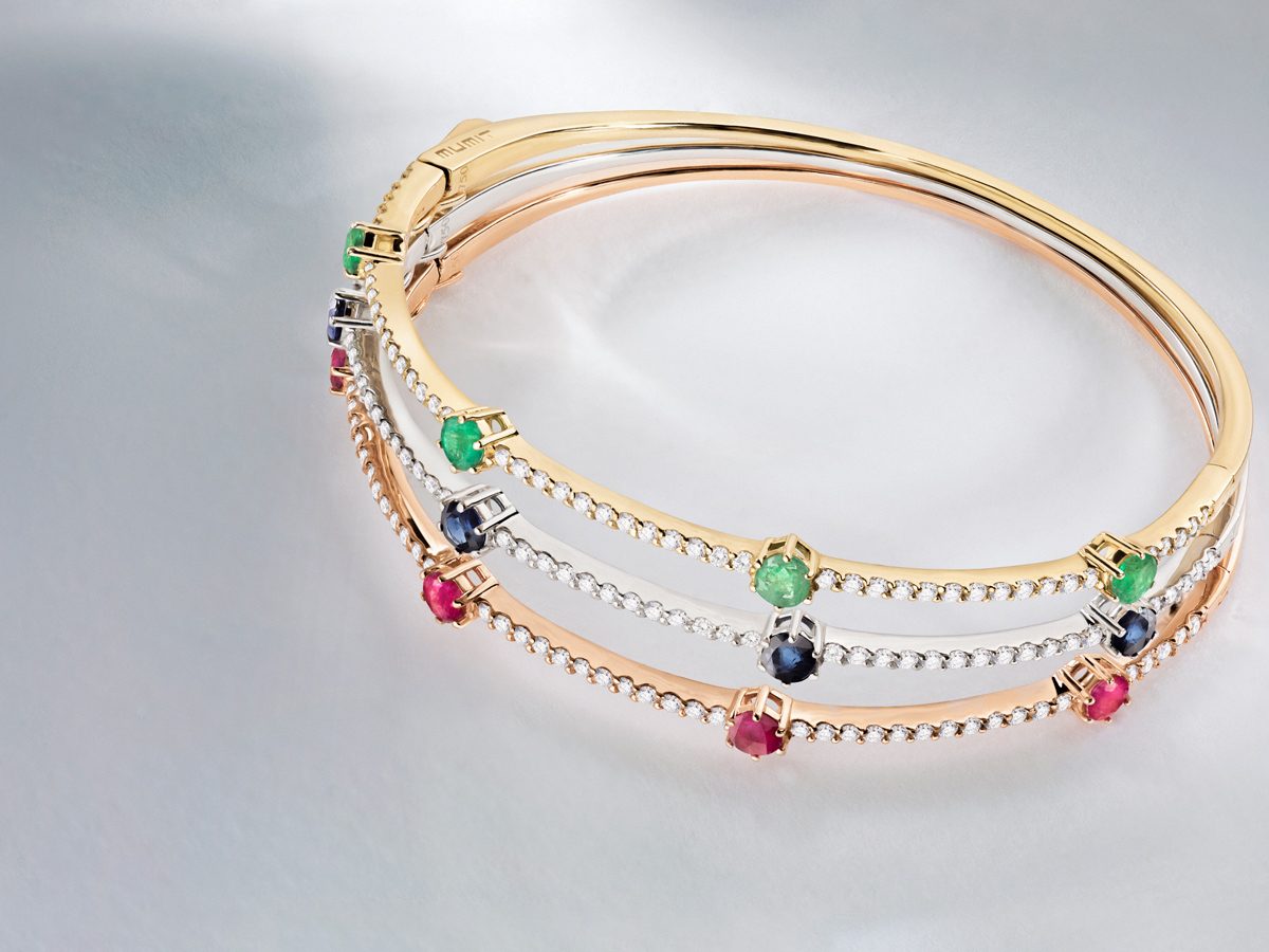 Pulseras de Oro de 18 Kt de Mumit