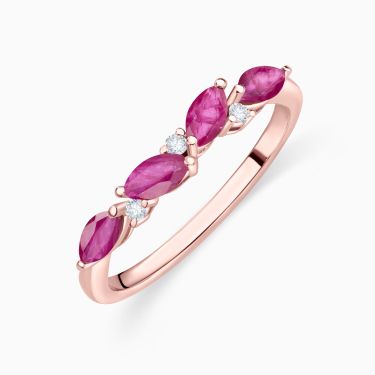 Joyas con rubíes