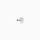 Mumit Flat Back Earring Post in 18k White Gold
