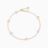Pulsera Mabi Blet Classic de Perlas en Oro Amarillo de 18 Kt