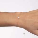 Pulsera Mabi Blet Single de Perlas en Oro Amarillo de 18 Kt