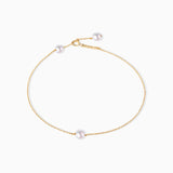 Pulsera Mabi Blet Single de Perlas en Oro Amarillo de 18 Kt