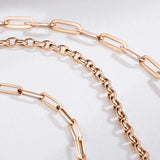 Pulseira Rolo em ouro rosa 18 Kt