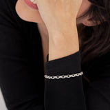 Pulseira Rolo em ouro branco 18 Kt