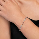 Pulsera Links en Oro Blanco de 18 Kt