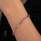 Pulseira Links em Ouro Rosa 18 Kt