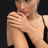 Pulseira Links em Ouro Rosa 18 Kt