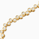 Origine Croisée Diamond Bracelet in 18k Yellow Gold