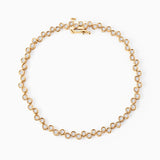 Origine Croisée Diamond Bracelet in 18k Yellow Gold