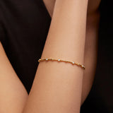 Pulsera Origine Liée de Diamantes en Oro Amarillo de 18 Kt