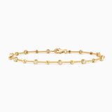Pulsera Origine Liée de Diamantes en Oro Amarillo de 18 Kt