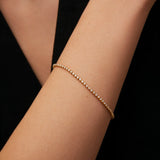 Pulsera Elysia de Diamantes en Oro Amarillo de 18 Kt