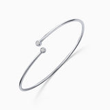 Ava Diamond Bracelet in 18k White Gold