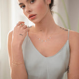 Pulsera Ava de Diamante en Oro Amarillo de 18 Kt