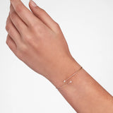 Ava Diamond Bracelet in 18k Rose Gold