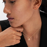 MY Initial Necklace in 18k Yellow Gold