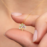 Minzi Tree of Life Choker em ouro amarelo 18K