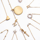 Joy Heart Necklace in 18k Yellow Gold