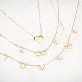 Joy Heart Necklace in 18k Yellow Gold