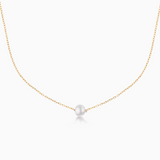 Gargantilha Mabi Blet Single Pearl em ouro amarelo 18 K