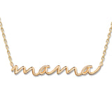 Mama Necklace in 18k Yellow Gold
