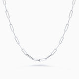 Gargantilla Links en Oro Blanco de 18 Kt