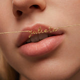 Gargantilla Signature en Oro Amarillo de 18 Kt