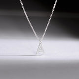 MY Initial in Diamonds Necklace in 18k White Gold