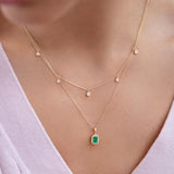 Choker Chatones de Diamantes en Oro Amarillo de 18 Kt