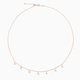 Choker Rosa de los Vientos de Diamantes en Oro Rosa de 18 Kt