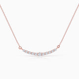 Euphoria Diamond Necklace in 18k Rose Gold