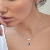 Gargantilla Euphoria Diamantes en Oro Blanco de 18 Kt