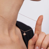 Gargantilha Wind Rose em ouro rosa 18 Kt