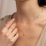 Gargantilha Wind Rose em ouro rosa 18 Kt