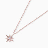 Gargantilha Wind Rose em ouro rosa 18 Kt