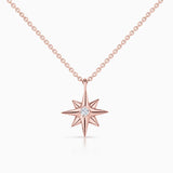 Gargantilha Wind Rose em ouro rosa 18 Kt