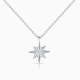 Gargantilha Wind Rose em ouro branco 18 Kt