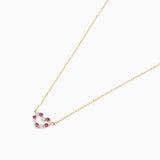 Petit Diamond Heart Love Edition Necklace in 18k Yellow Gold