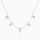 My Story Diamond Necklace in 18k Yellow Gold