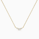 Petite Diamonds Wave Choker em ouro amarelo 18K