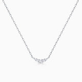 Petite Diamonds Wave Choker em ouro branco 18 K
