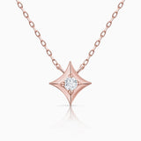 Gargantilla Rosa de los Vientos Hadar en Oro Rosa de 18 Kt