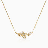 Dafne Diamond Necklace in 18k Yellow Gold