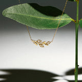 Dafne Diamond Necklace in 18k Yellow Gold