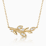 Dafne Diamond Necklace in 18k Yellow Gold