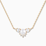 Gargantilla Midnight Holly de Perlas y Diamantes en Oro Amarillo de 18 Kt