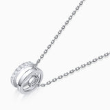 Gargantilla Selene de Diamantes en Oro Blanco de 18 Kt