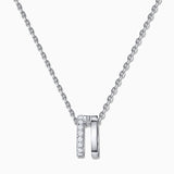Gargantilla Selene de Diamantes en Oro Blanco de 18 Kt