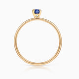 Slim B. Sapphire Ring in 18k Yellow Gold