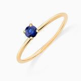 Slim B. Sapphire Ring in 18k Yellow Gold